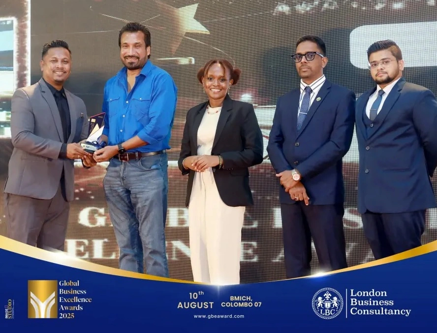 GBE Awards recipient with award presenters